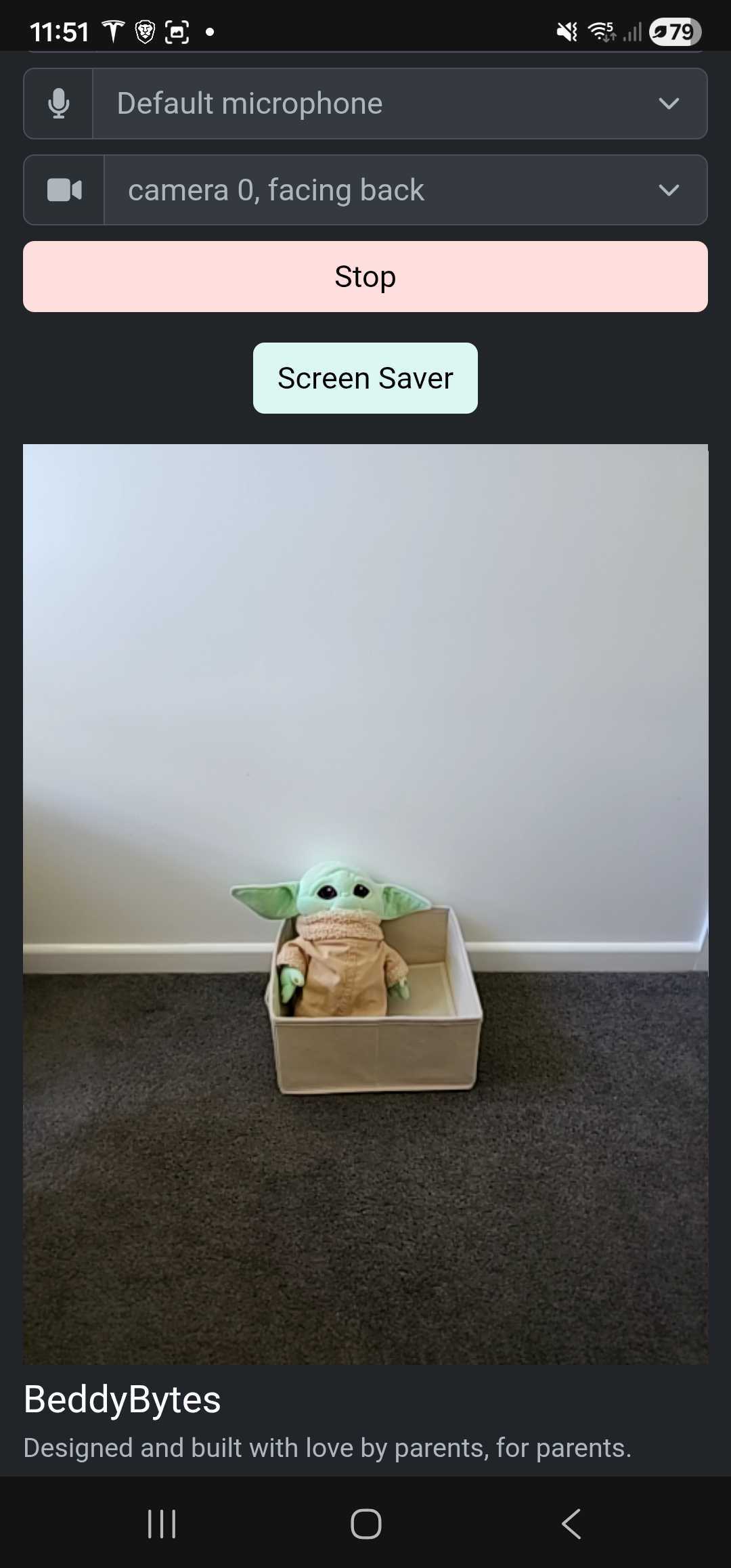 Baby station view zoomed out